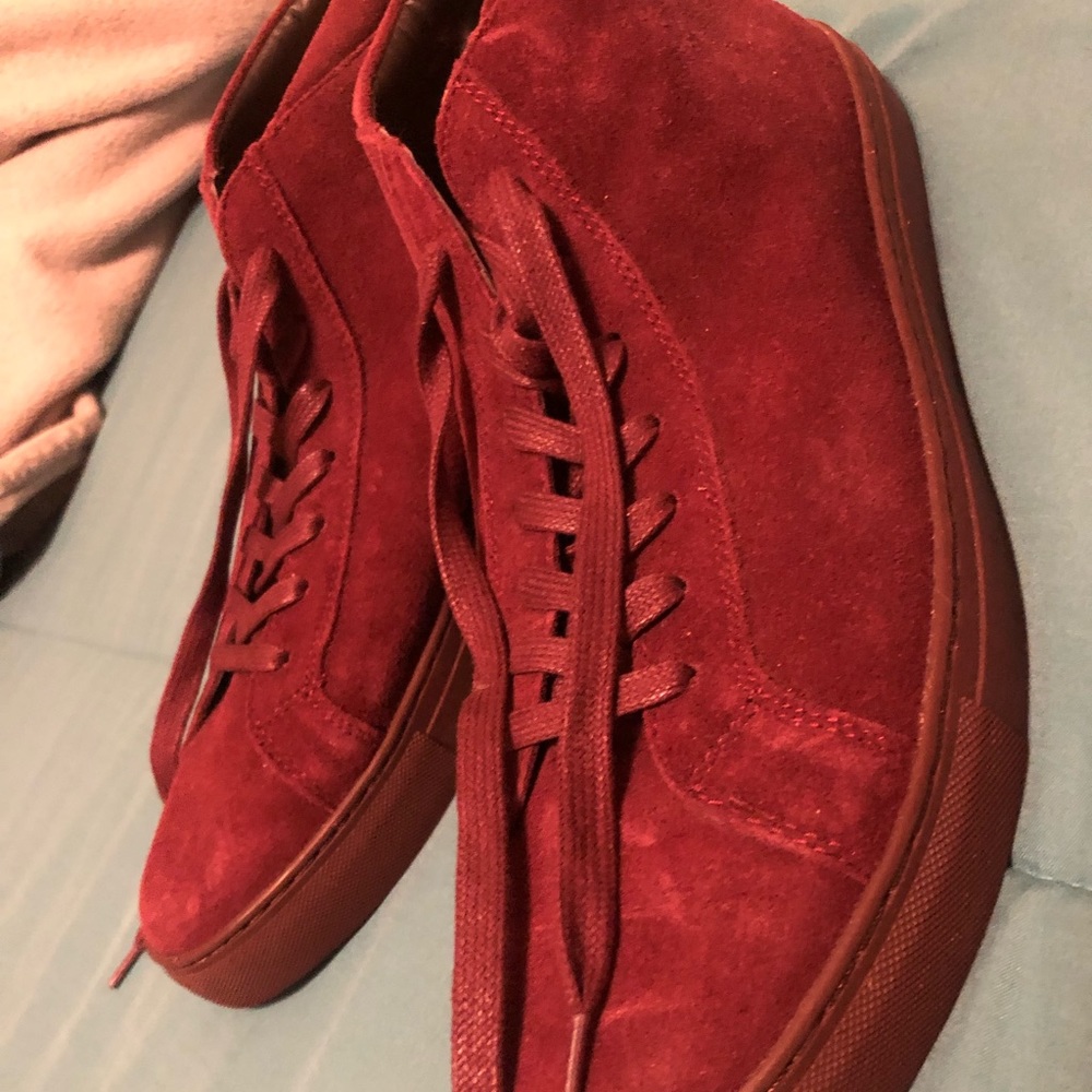 Kenneth Cole Reaction Red Suede Men's Shoes